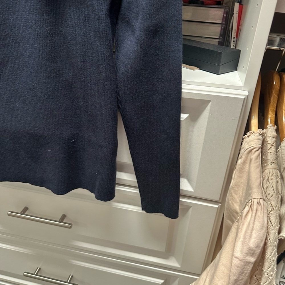 Ted Baker Knit Navy Sweater with Bow Detail - Picture 9 of 10